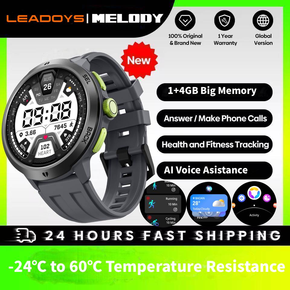 Smartwatch Running Watches For Men - LEADOYS C33 Smartwatch mit großem Speicher,
