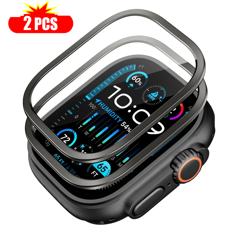 Smartwatch Watches For Women - 2 Stück gehärtetes Glas für Apple