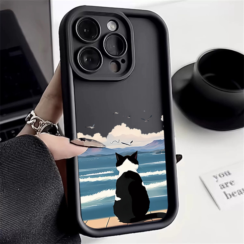 Süße Katze, die das Meer beoba – Watch Watch Xs Bewertung und Preis